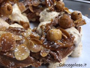 Paris-Brest-al-Cacao-con-Crema-Chantilly-al-Croccante-di-Nocciole.8-300x225 Paris Brest al Cacao con Crema Chantilly al Croccante di Nocciole