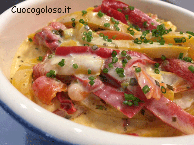 IMG_5616 Peperoni Cremosi con Yogurt Greco ed Erba Cipollina