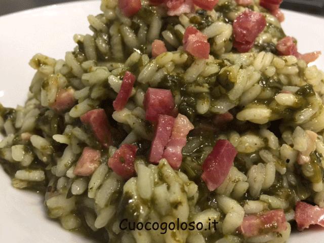 risotto-con-spinaci-e-prosciutto-cotto.7 Risotto con Spinaci e Prosciutto Cotto