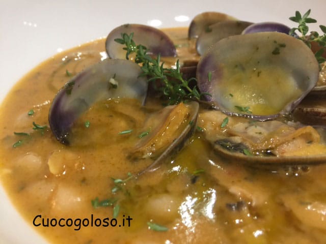zuppa-di-vongole-e-cannellini.11 Zuppa di Cannellini, Vongole Veraci e Limone