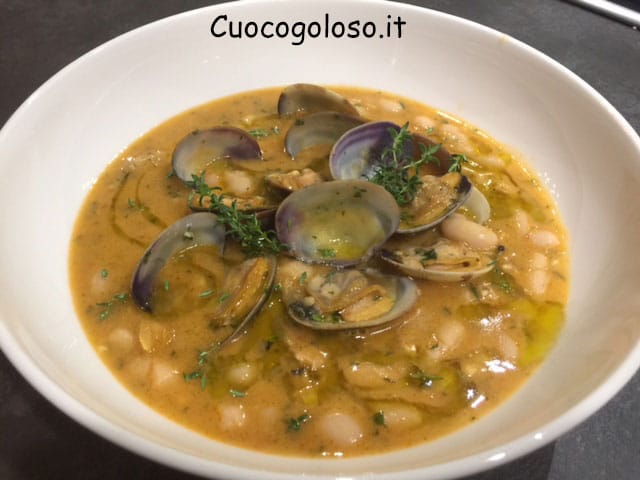 zuppa-di-vongole-e-cannellini.9 Zuppa di Cannellini, Vongole Veraci e Limone