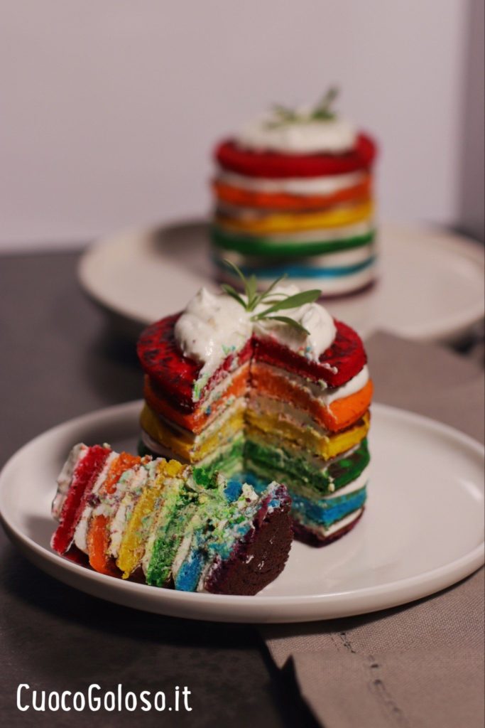 DAB4C865-DEA7-4D59-BC15-6B2C2FA1F9C6-683x1024 Rainbow Pancakes Salati con Crema di Formaggio Caprino e Limone