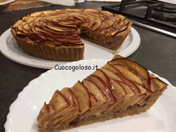 Crostata con Pasta Frolla al Farro Integrale alle Mele