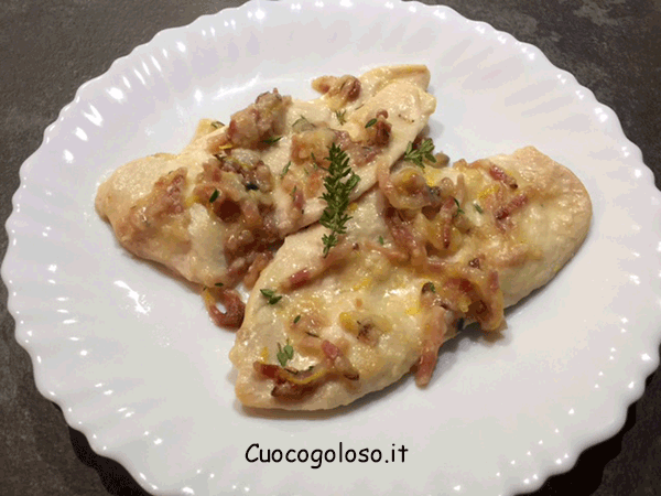 Petto di Pollo con Pancetta Affumicata e Limone