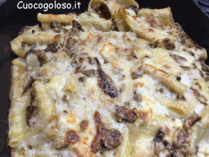 paccheri-gratinati-con-funghi-porcini-secchi-e-asiago.4-300x225 Paccheri Gratinati con Porcini Secchi e Asiago