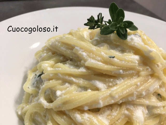 spaghetti-con-ricotta-aromatica4 Spaghetti con Ricotta Aromatica