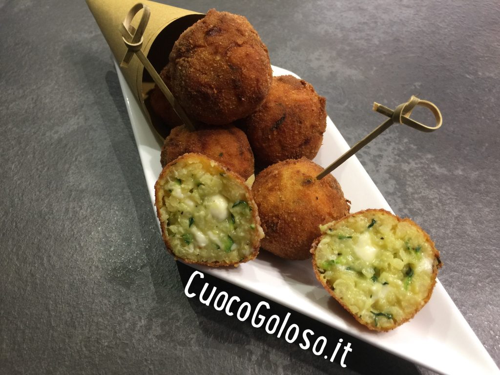 D72D5CDD-8DBA-449B-9E16-6D313ED7D7AB-1024x768 Polpette di Riso Giallo con Zucchine e Basilico