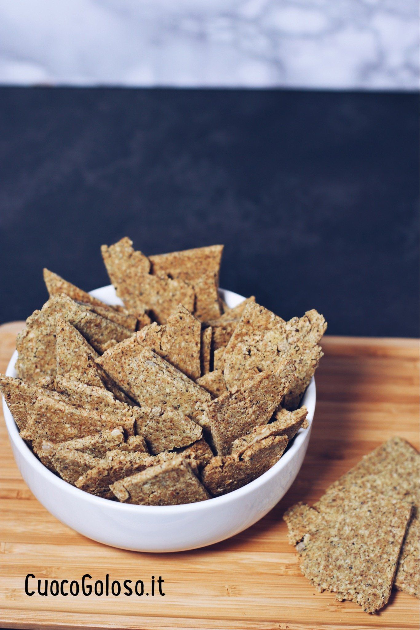 Crackers di Grano Saraceno e Mandorle senza Glutine