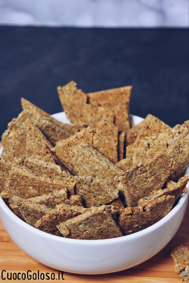 Crackers di Grano Saraceno e Mandorle senza Glutine
