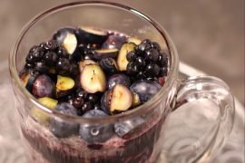 Chia Pudding con More e Mirtilli