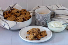 biscotti con avena e cioccolato